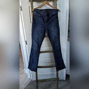 American Eagle High Rise skinny Kick Jeans